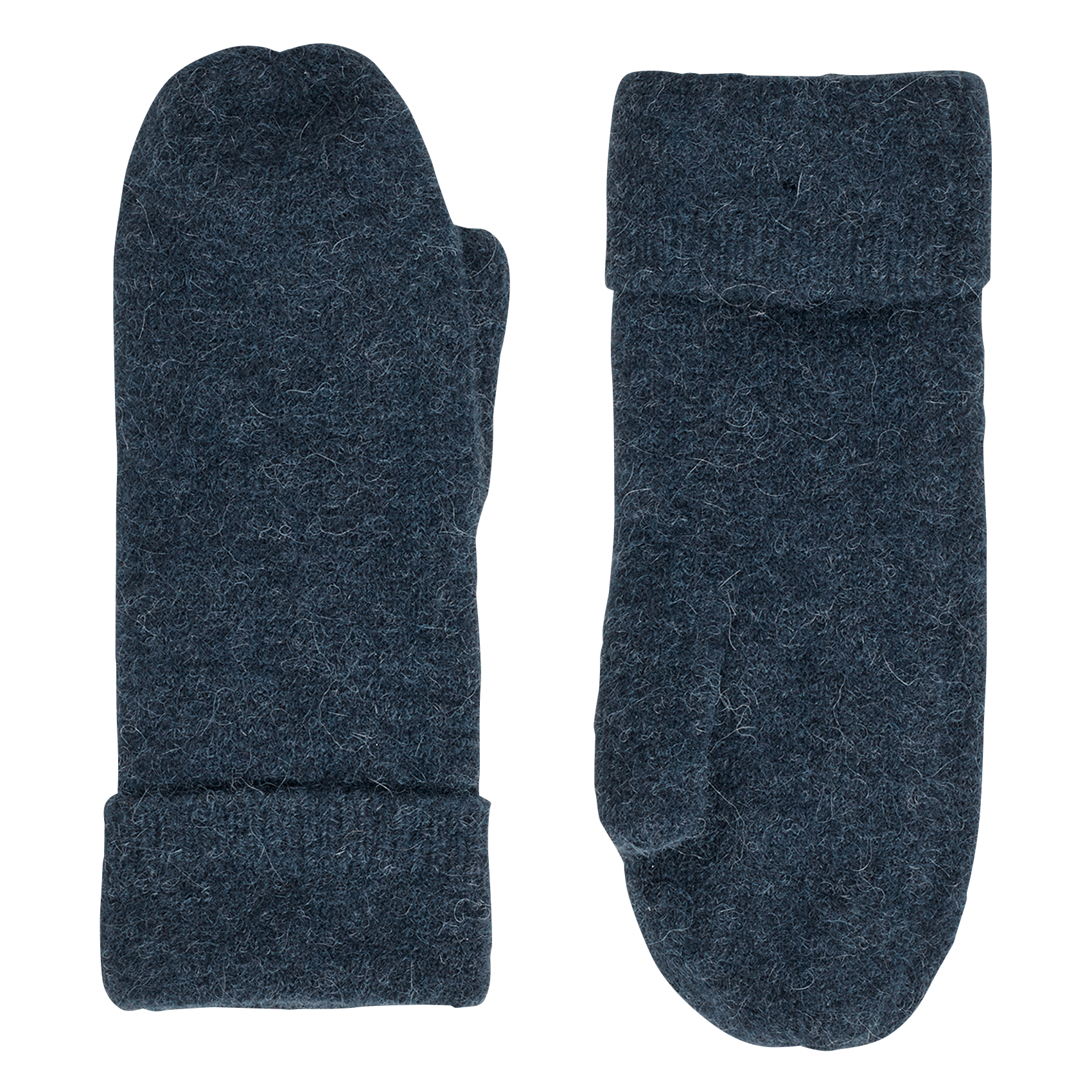 NOR - Moufles en laine mélangée | Bleu
