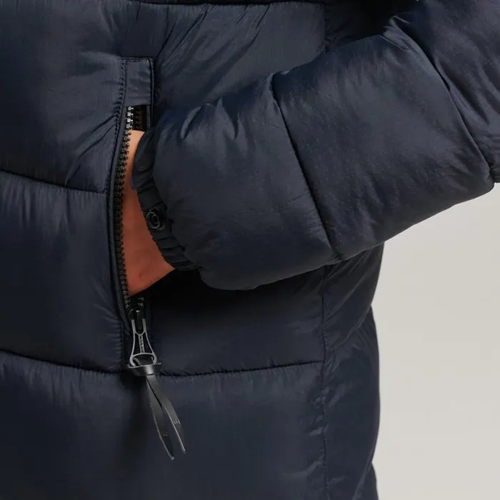 Superdry Vintage Hooded Longline Winterjas Dames