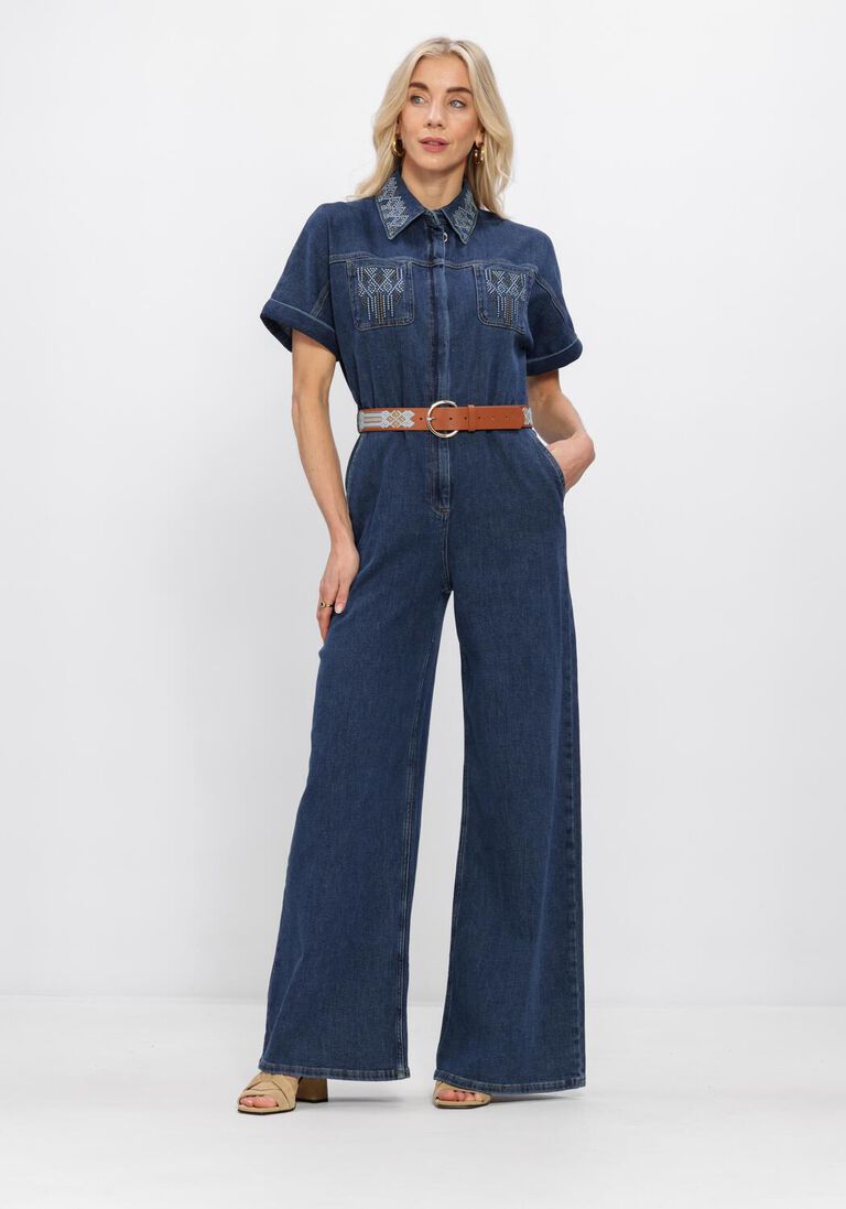donkerblauwe caroline biss jumpsuits 1597