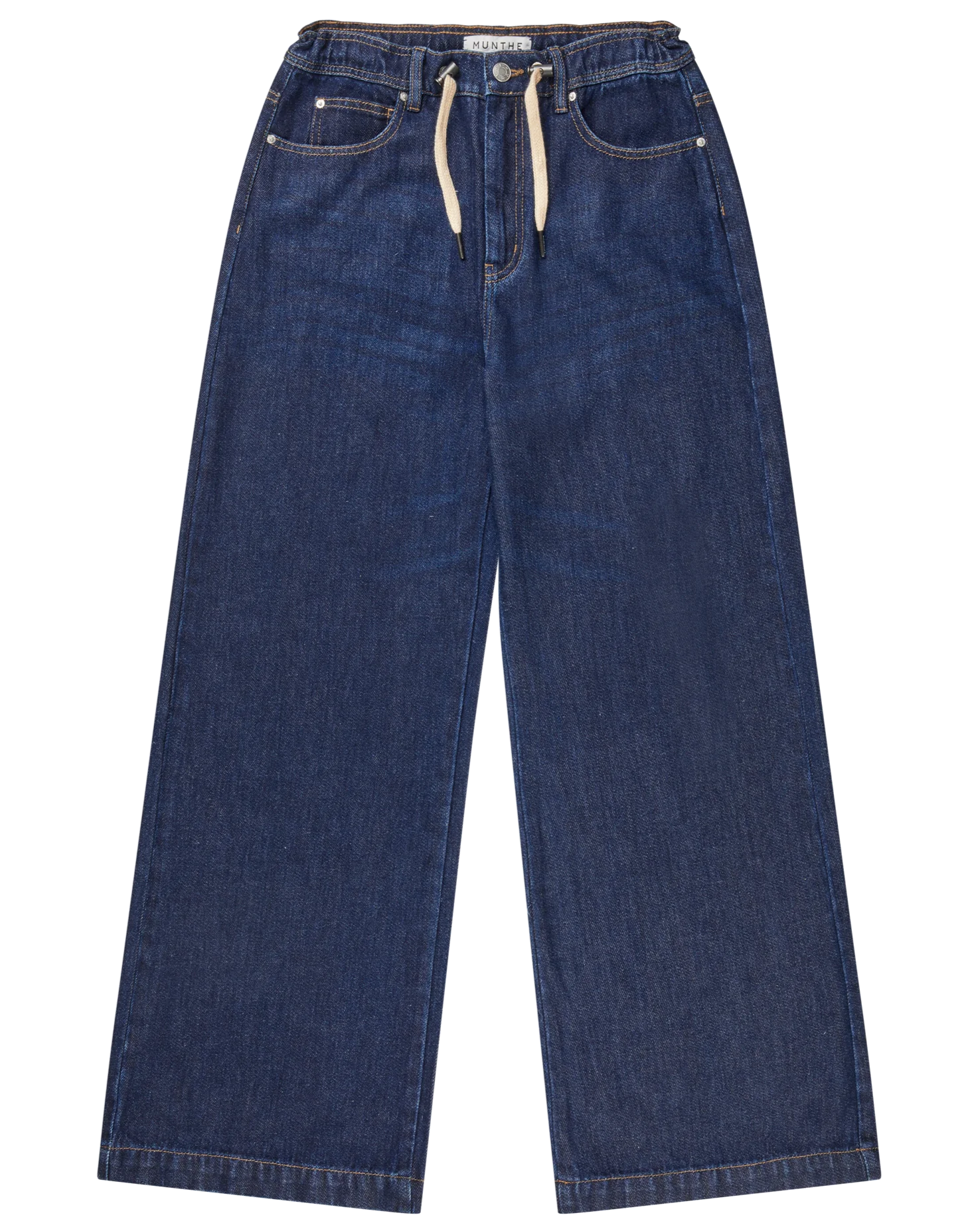 MUNTHE  Obey wide leg jeans - Indigo