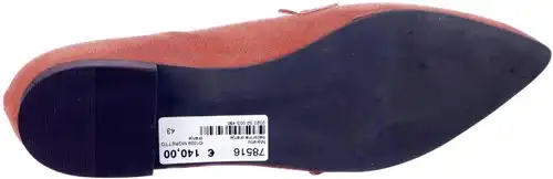 C1009 MORETTO ORANJE - maat 43 ballerina oranje - maat 43 Calandschoen