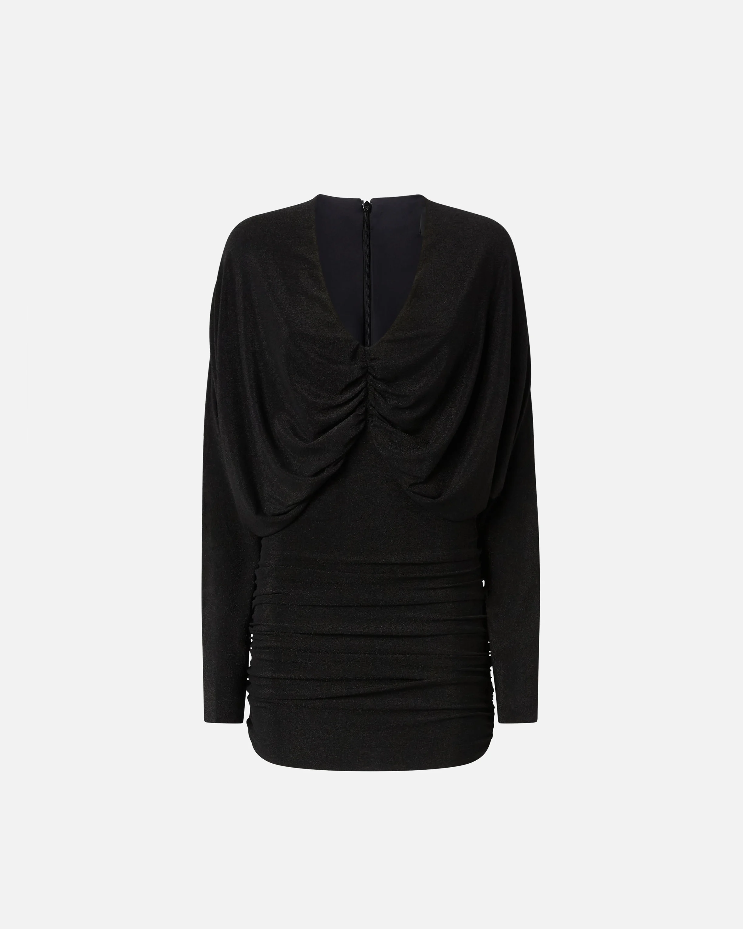 Robe mini métallisé | Noir