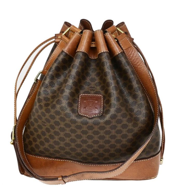 Celine Vintage Celine Shoulder Bag Brown