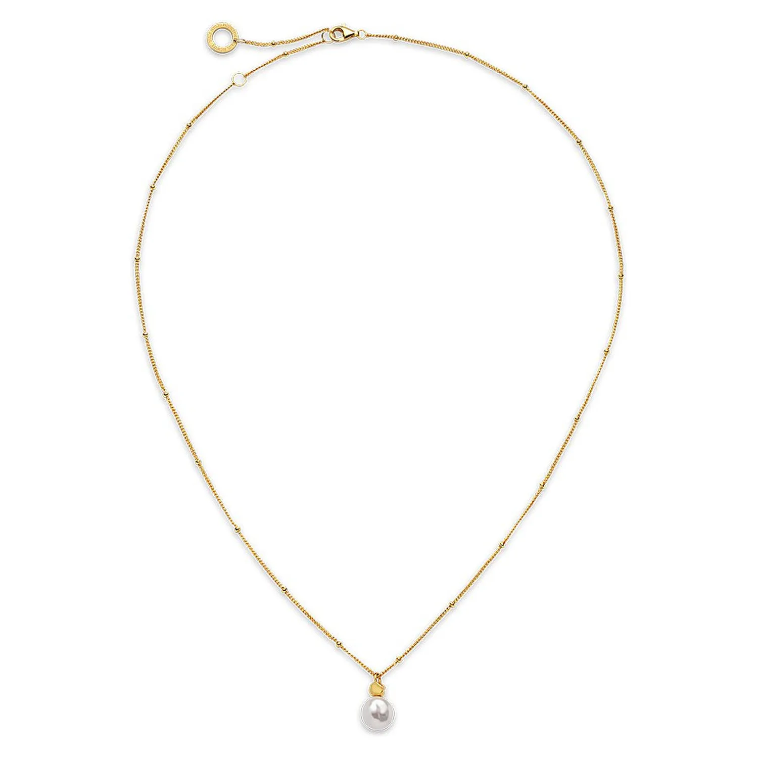Paul Hewitt Ocean Pearl Halskæde 18 kt. Rustfrit Stål PH-JE-0154
