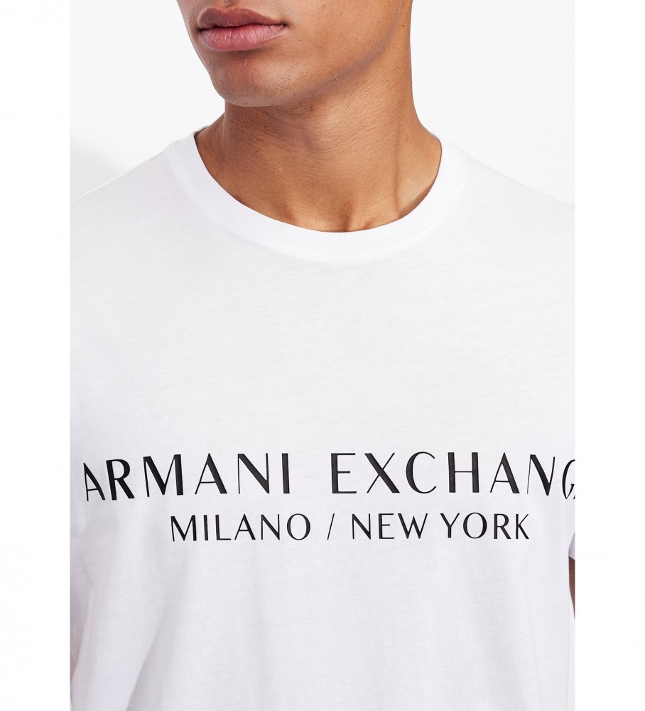 Camiseta branca clássica da Armani Exchange