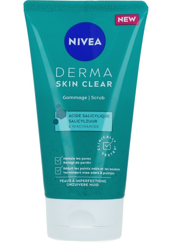 Nivea Derma Skin Clear Scrub 150 ML