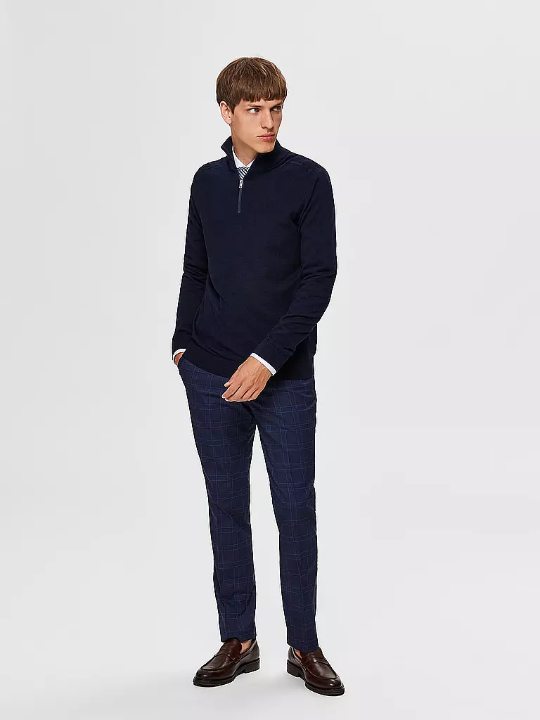 SELECTED Troyer Pullover SLHBERG blau