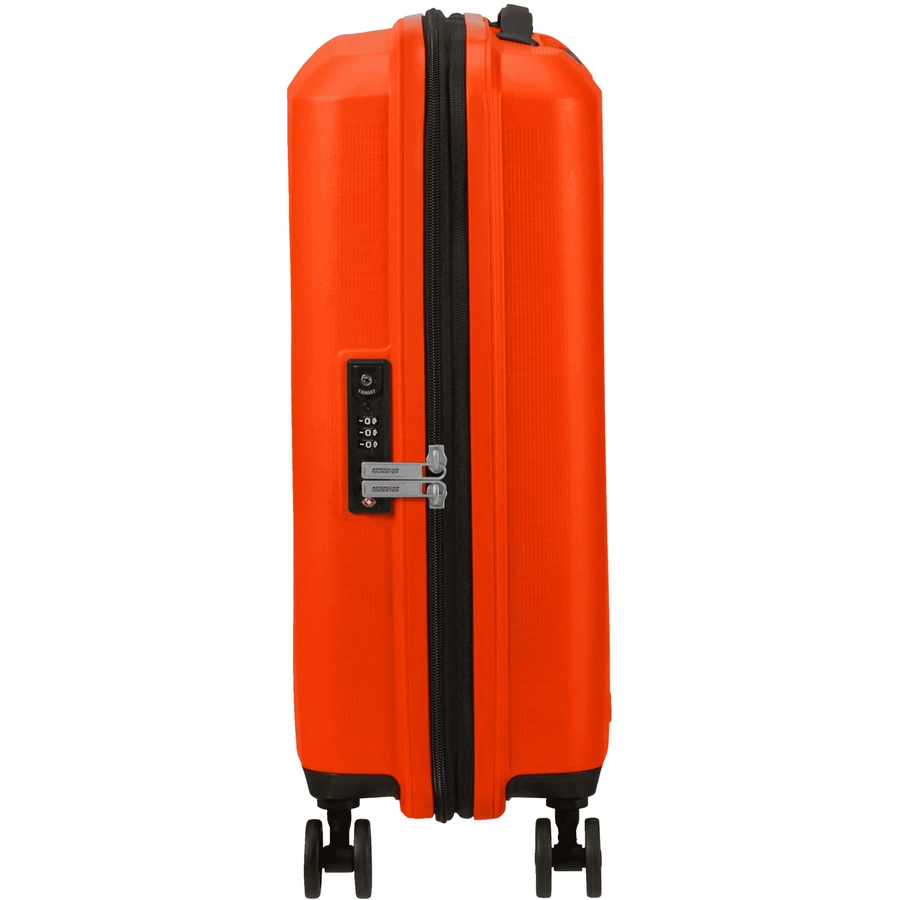 American Tourister Aerostep - 4-Rollen-Kabinentrolley 55 cm erw. bright orange
