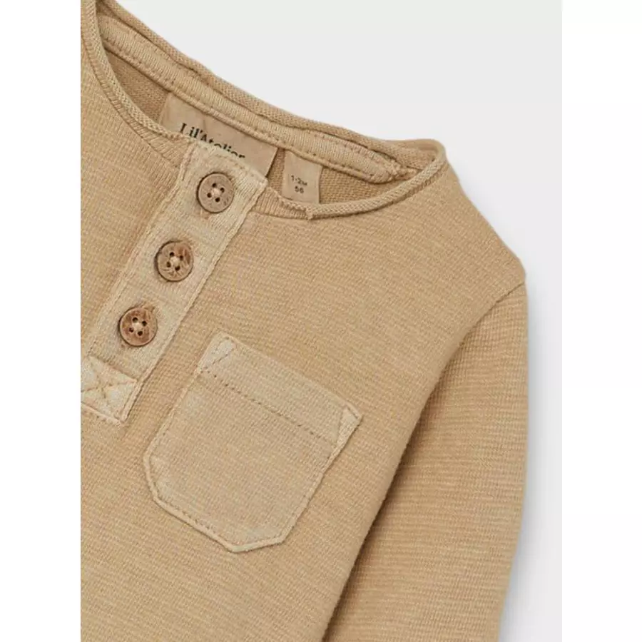 Lil'Atelier Langarmshirt Nbmlando Humus