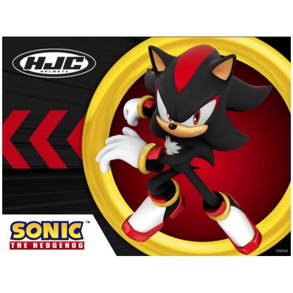 Casque Hjc RPHA 12 - SHADOW THE HEDGEHOG - Noir / Rouge