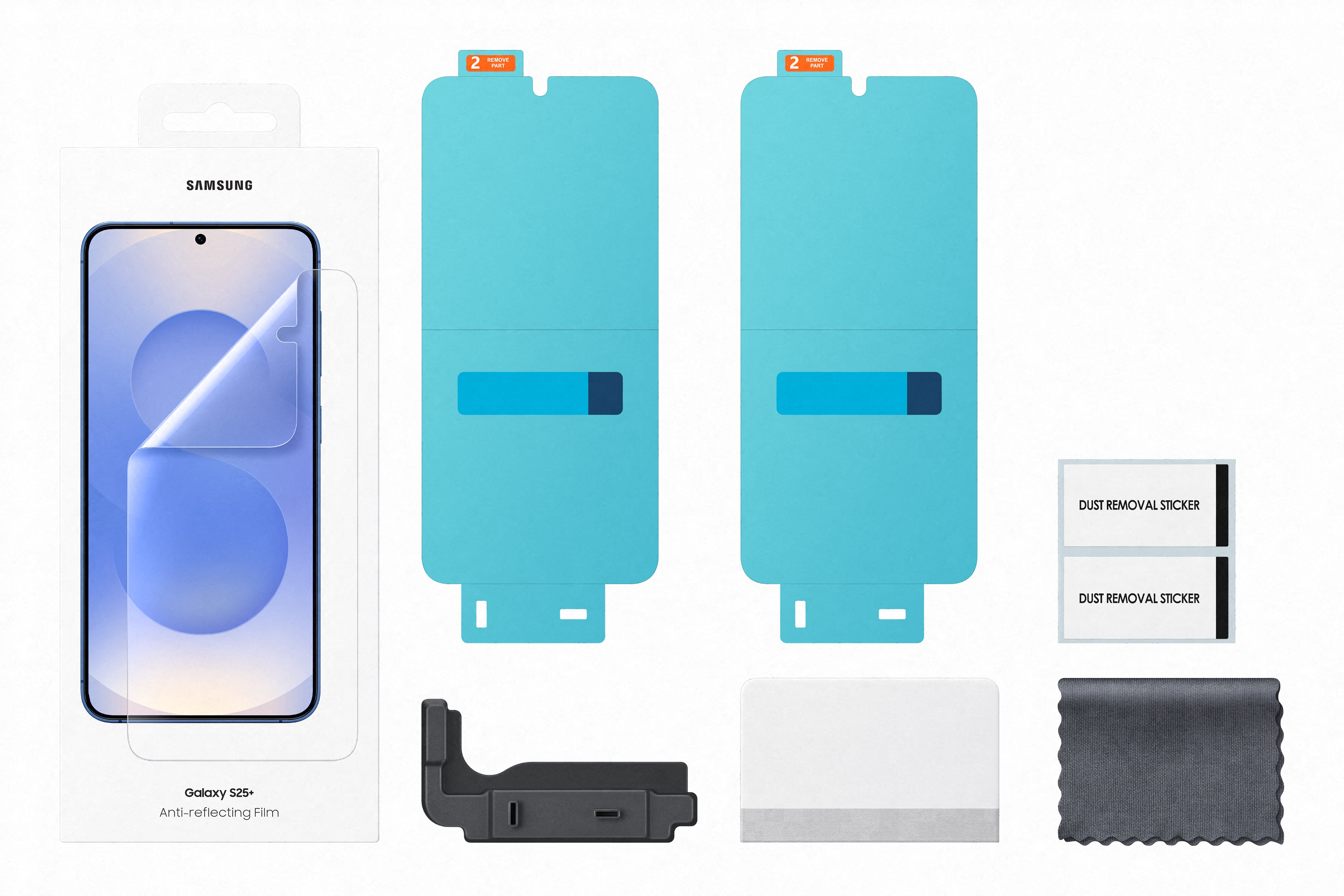 Galaxy S25  Plus Anti-Reflecting Screen Display Schutzfolie   Montagehilfe (EF-US936CTEGWW)