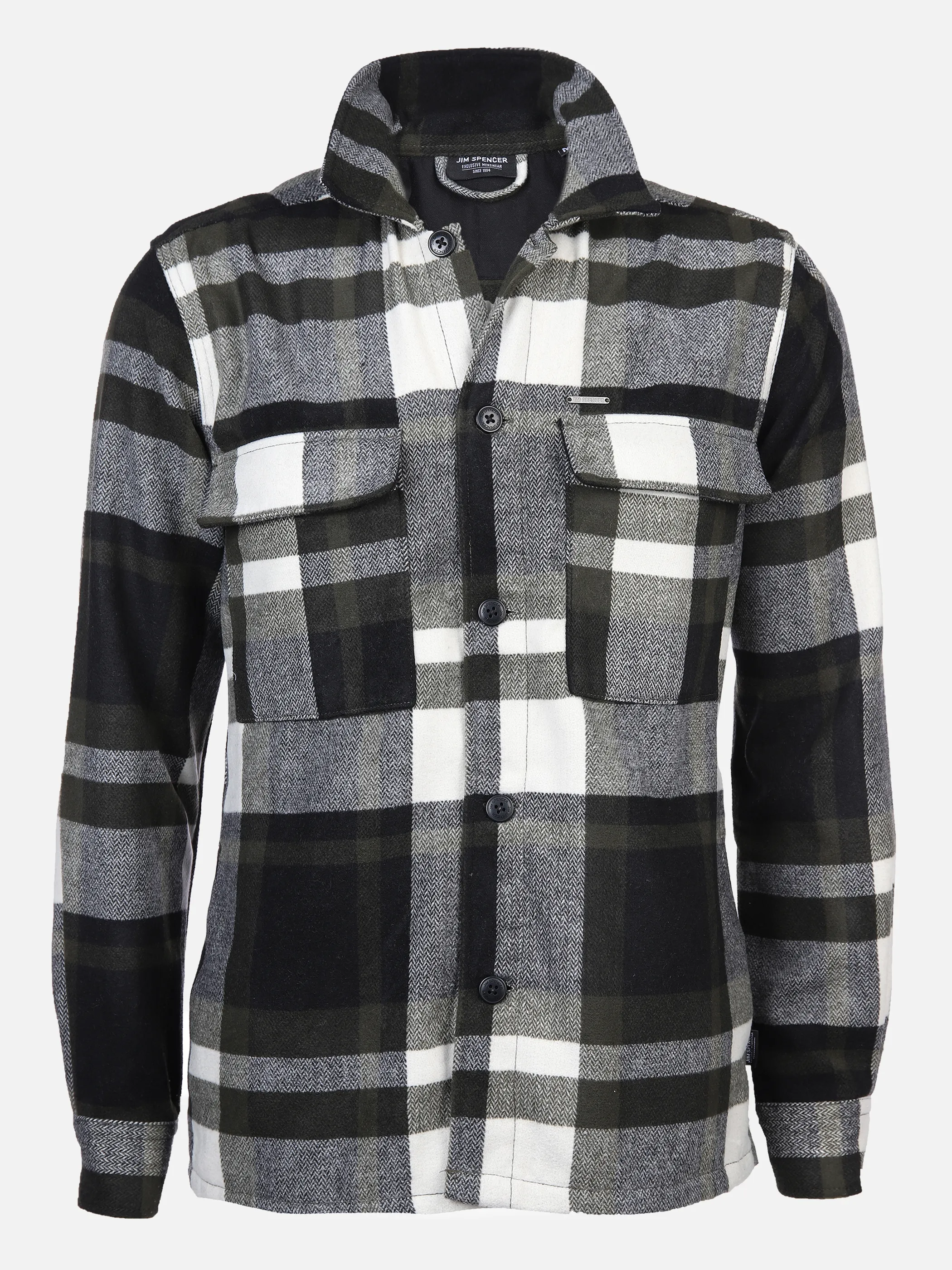 Herren Overshirt in karierter Optik