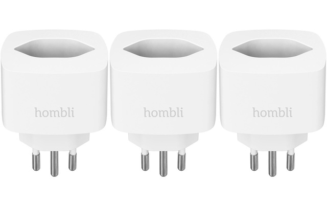Hombli Smart-Home-Steuerelement »Socket CH Weiss 3er-Set«