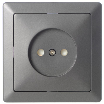 GAMMA Everest Enkel Stopcontact Antraciet