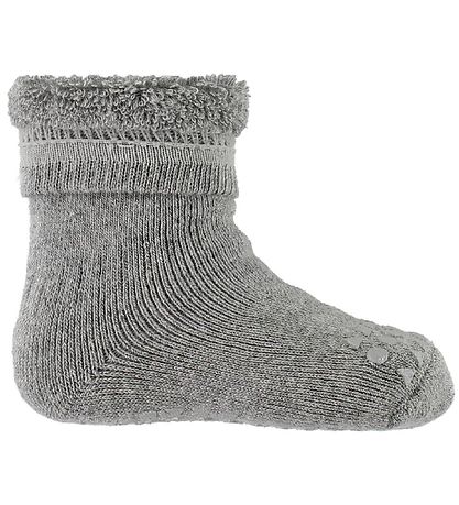 GoBabyGo rutschfeste Socken - Graumeliert meliert