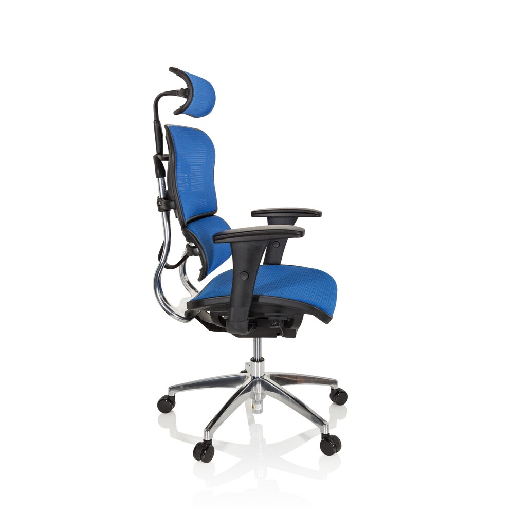 Luxus Chefsessel ERGOHUMAN EDITION Netzstoff mit Armlehnen (höhenverstellbar) hjh OFFICE