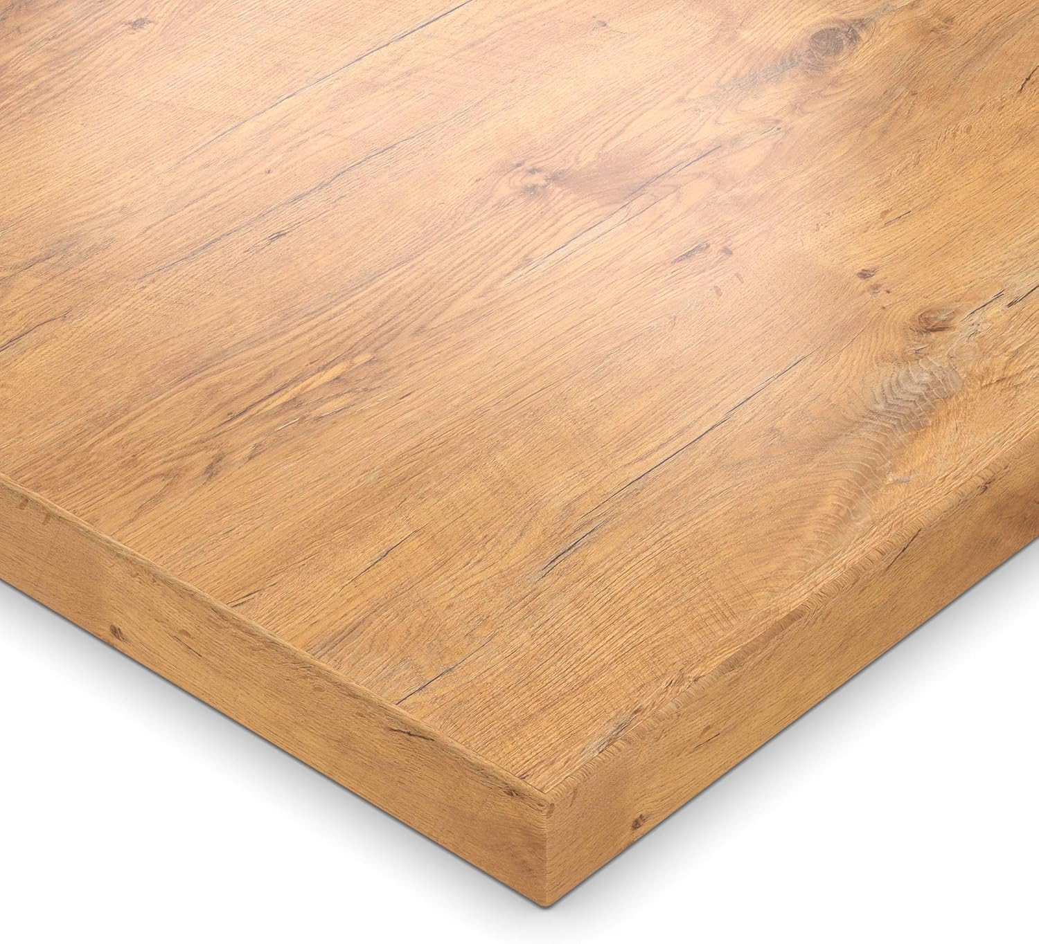 AUPROTEC Tischplatte 19mm Pale Lancelot Oak 200x100 cm I Spanplatte mit 2mm ABS Kante & PU-Verleimung I melaminharzbeschichtet I robust & wasserabweisend
