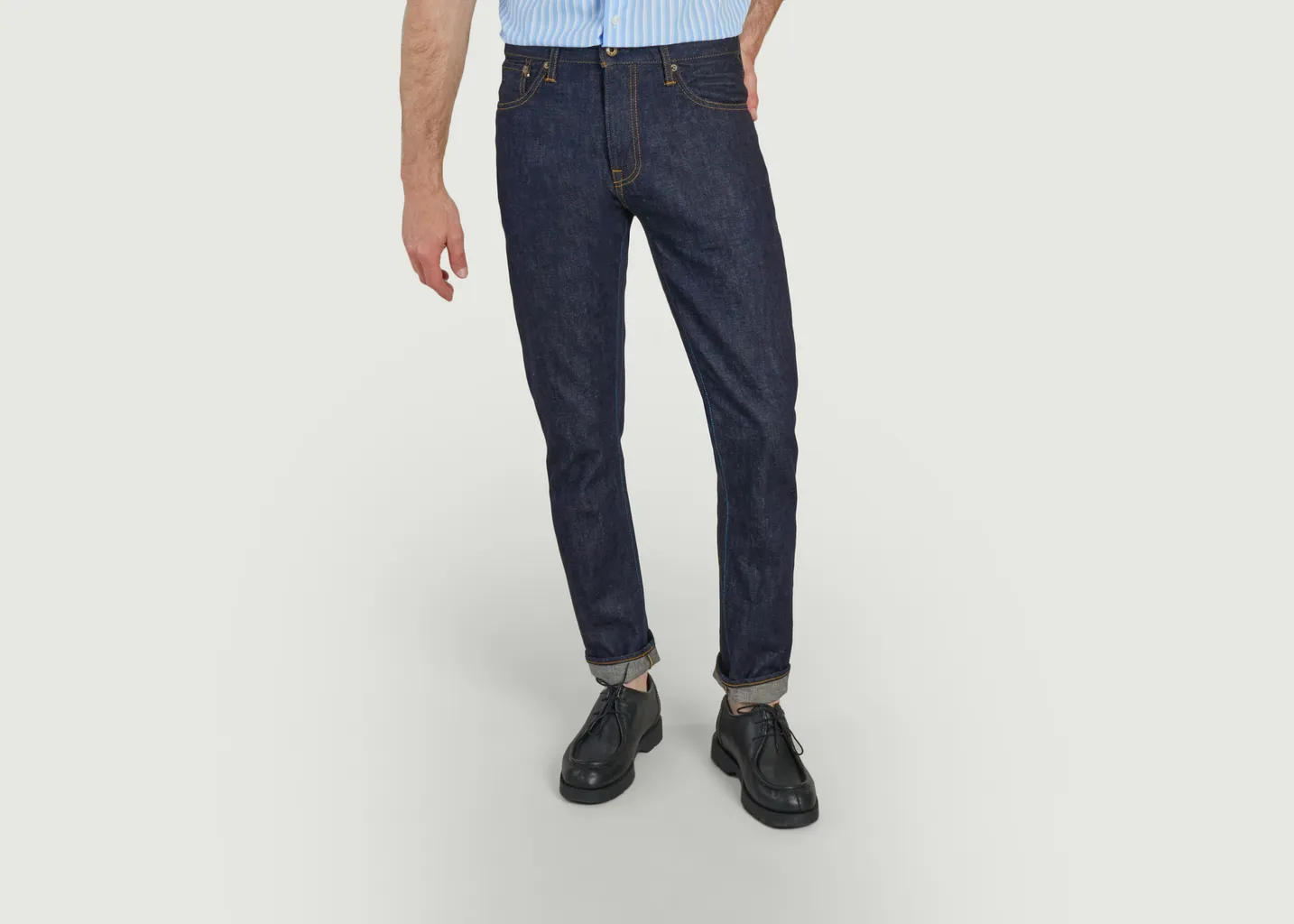 Jean Straight 12.5oz African Denim Japan Blue Jeans