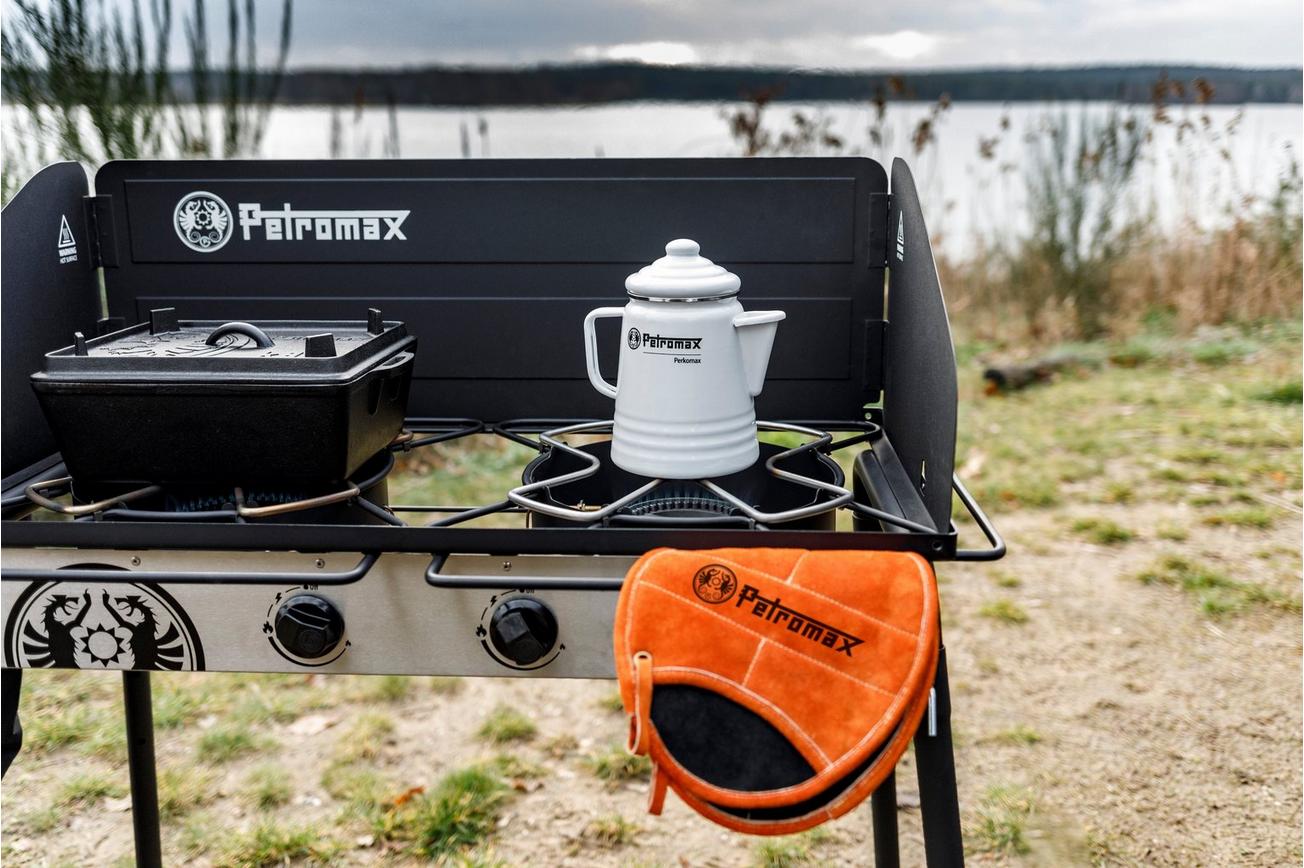 Petromax Aramid Pro 300 insteek pannenlappen, oranje