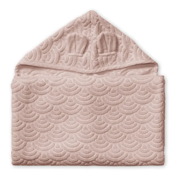 Cam Cam Serviette de toilette Lapin en coton bio | Rose poudré