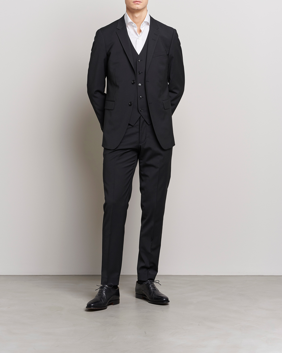 Tiger of Sweden Jerretts Wool Travel Suit Blazer Black