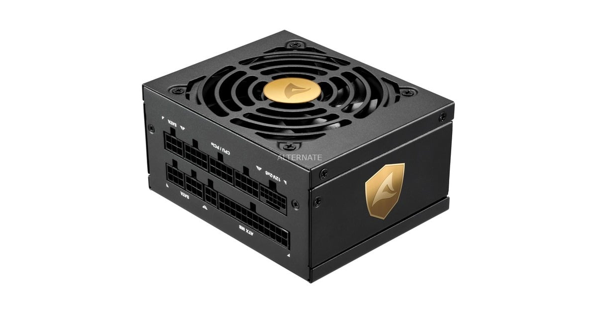 SharkoonRebel P20 SFX modulaire 750 watt voeding   (Zwart, 1x 12V-2x6, 2x PCIe)