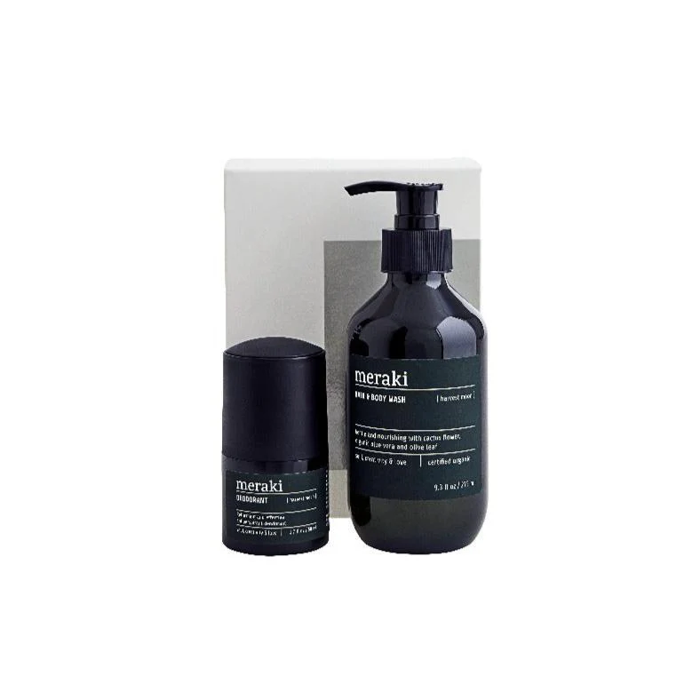 Meraki  Hair & bodywash + deodorant, gaveæske - Harvest Moon
