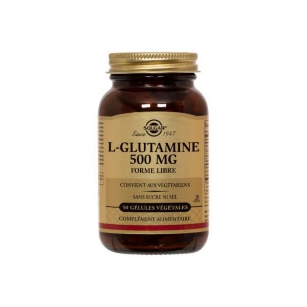 Solgar L-Glutamine 500mg 50 Cápsulas Vegetais