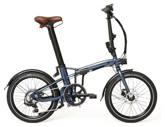 Vélo Pliant Electrique Btwin E Fold 900 1 Seconde Shimano Tourney 7V 20'' Gris
