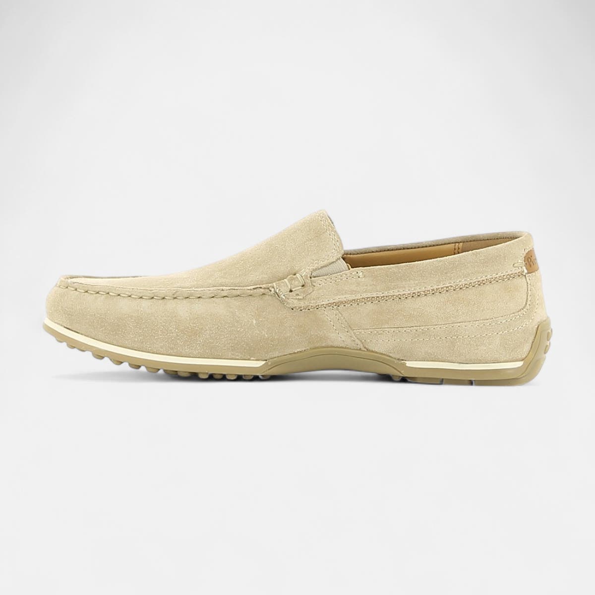 Mocassins Homme en cuir beige