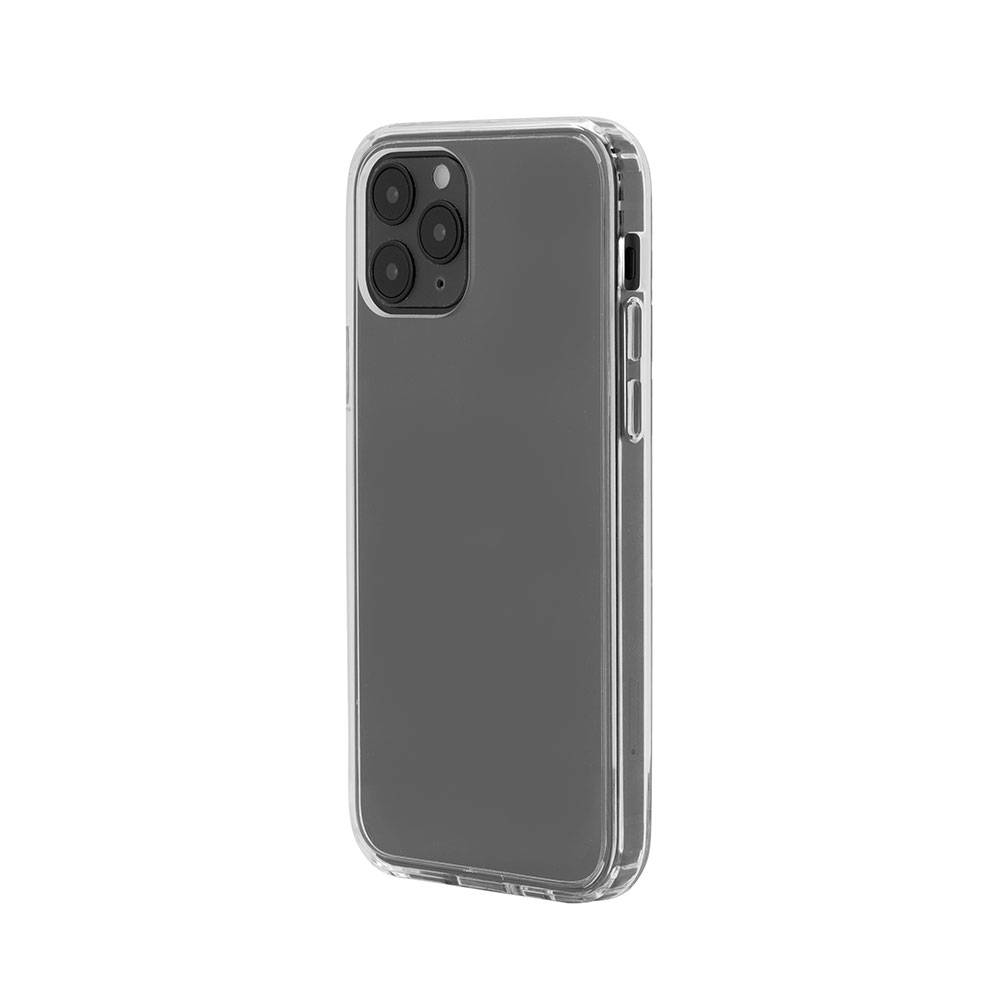 iPhone 12 / iPhone 12 Pro Hybrid Hülle TPU Bumper   Acryl Rückseite Pankow (10692) - Transparent