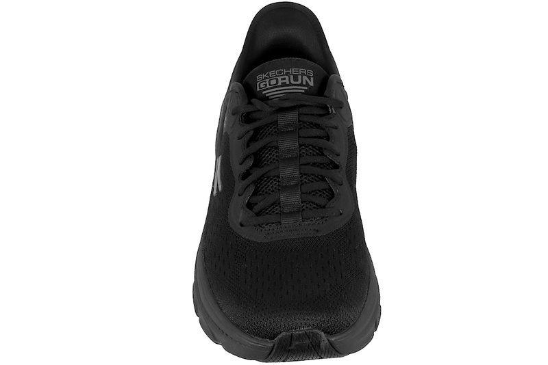 SKECHERS MAX CUSHION SNEAKERS I SORT TEKSTIL SLIP-INS
