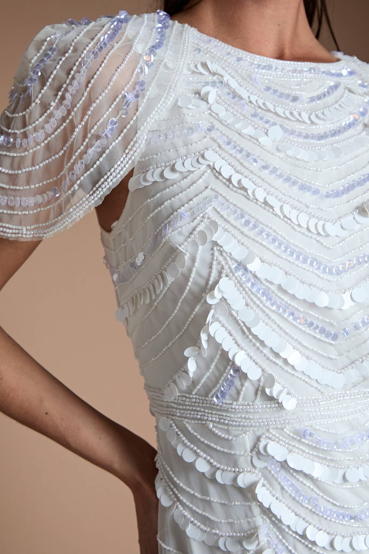 Coast Robe De Mariée Ornée Avec Épaules Cape