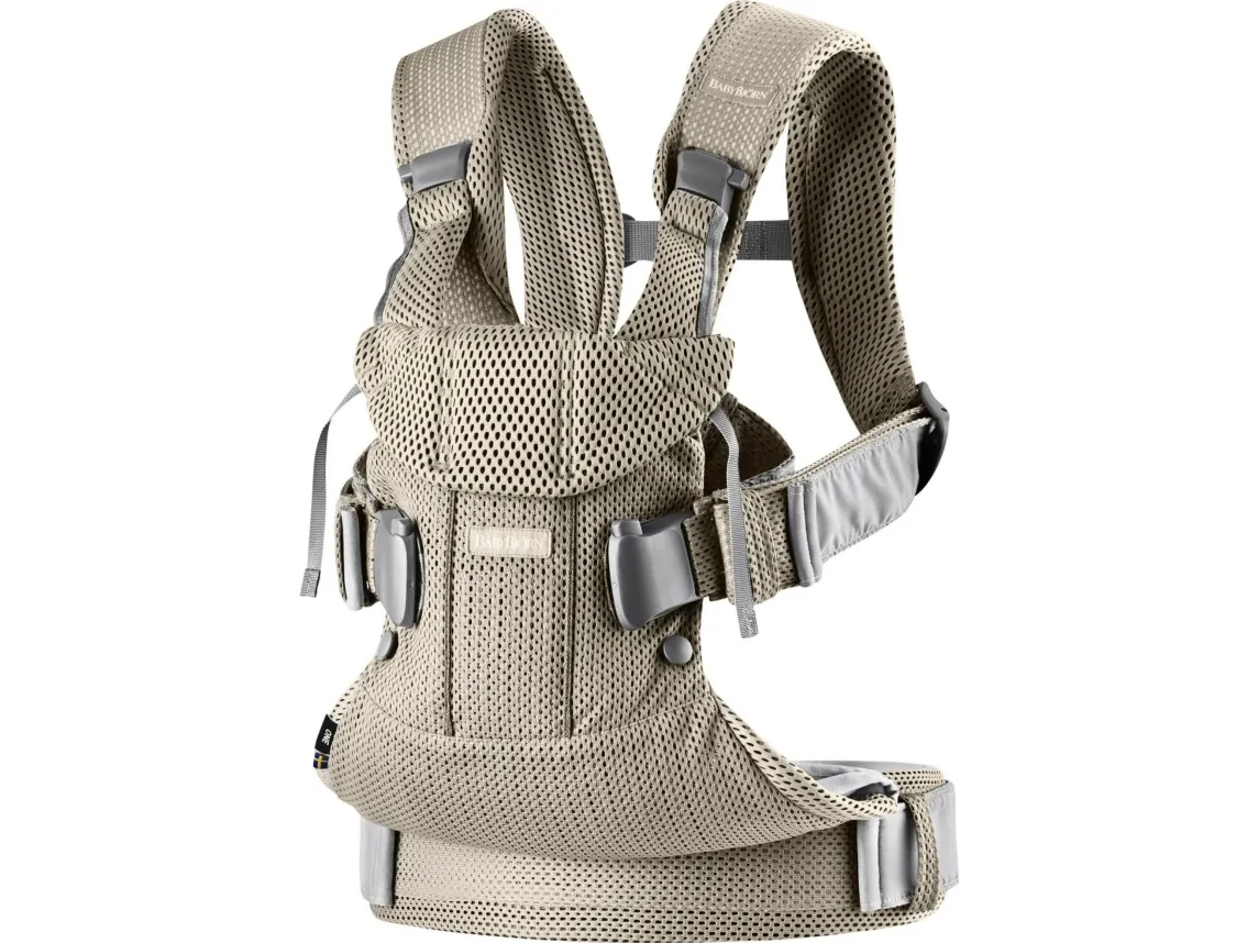 BabyBjorn 098002, Blød babysele, Dreng/Pige, 15 kg, Sand, Bomuld, Polyester