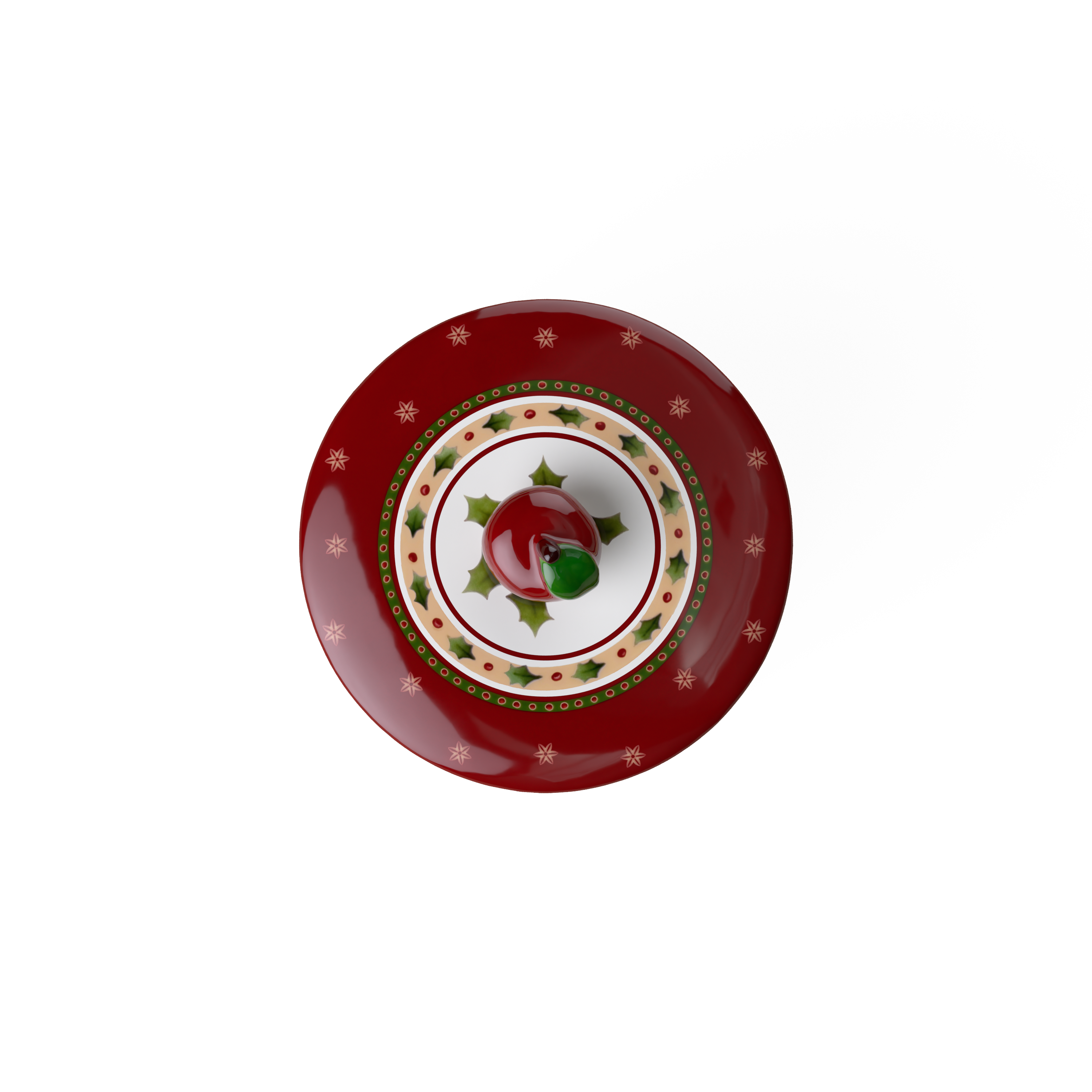 Winter Bakery Delight Cookie box Red, 4.4''