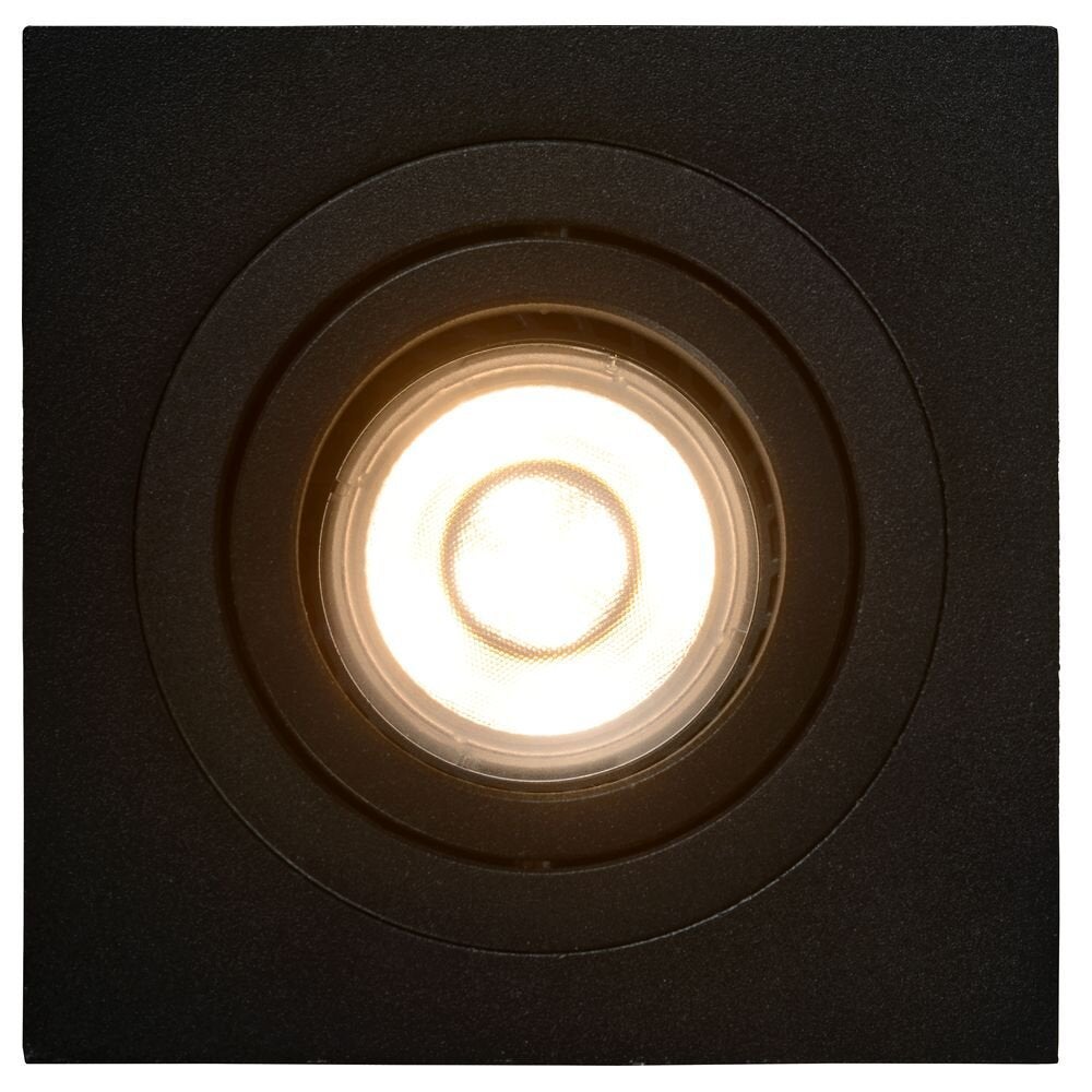 Inbouwspot Tube in zwart GU10