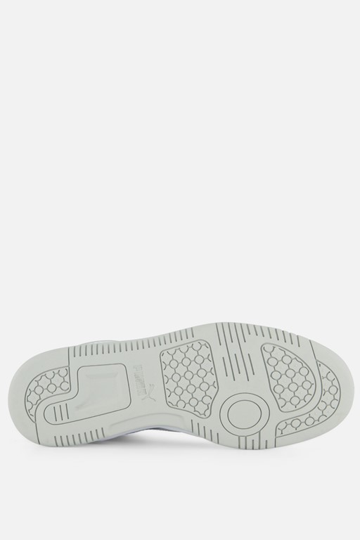Puma Rebound v6 Sneakers wit Imitatieleer