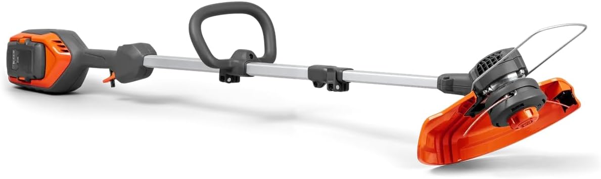 Husqvarna 215iL Akku-Rasentrimmer - Kabelloser Trimmer mit 36V bürstenlosem Motor, 31 cm Schnittbreite, Teleskopschaft, Tap 'n Go Trimmerkopf (inkl. Akku & Ladegerät)
