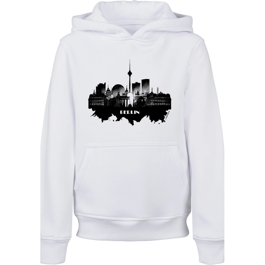 F4NT4STIC Hoodie Cities Collection - Berlin skyline weiß