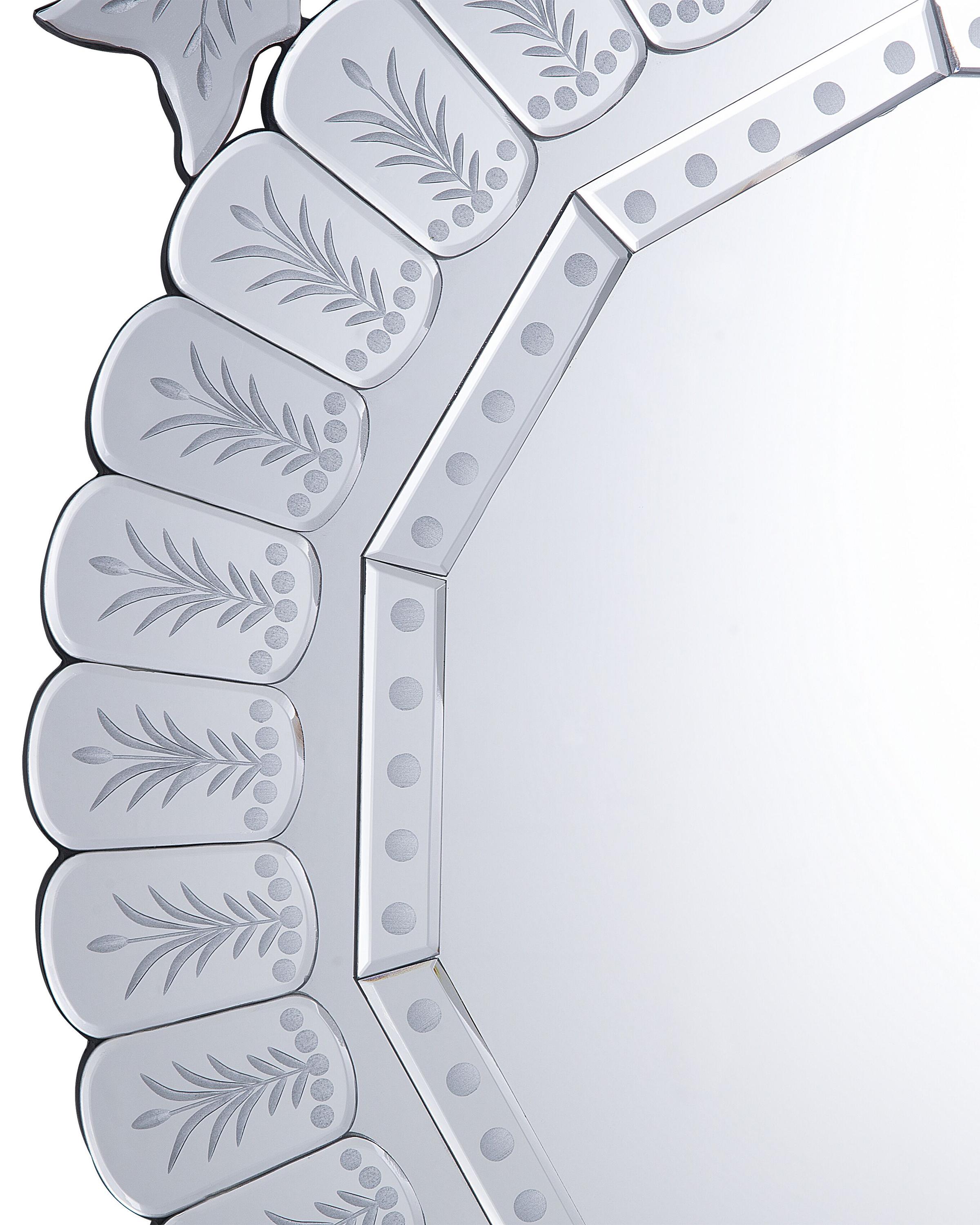 Wandspiegel CRAON 67 cm 100 cm Zilver