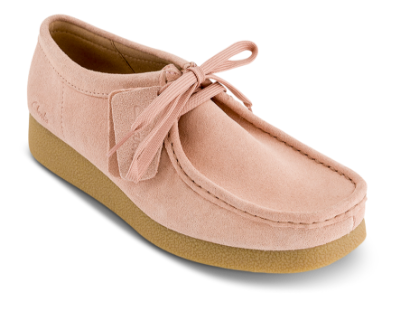 Clarks Wallabee EVO D Sko Rosa CL26186342