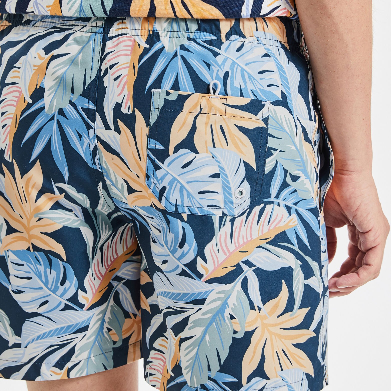 Maillot de bain imprimé Bleu moyen