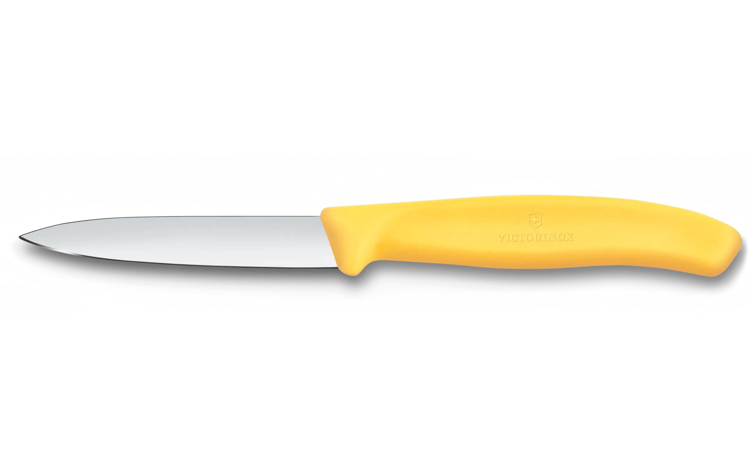 Gemüsemesser Swiss Classic, 8 cm, GelbPraktisches Gemüsemesser mit gerader Spitze