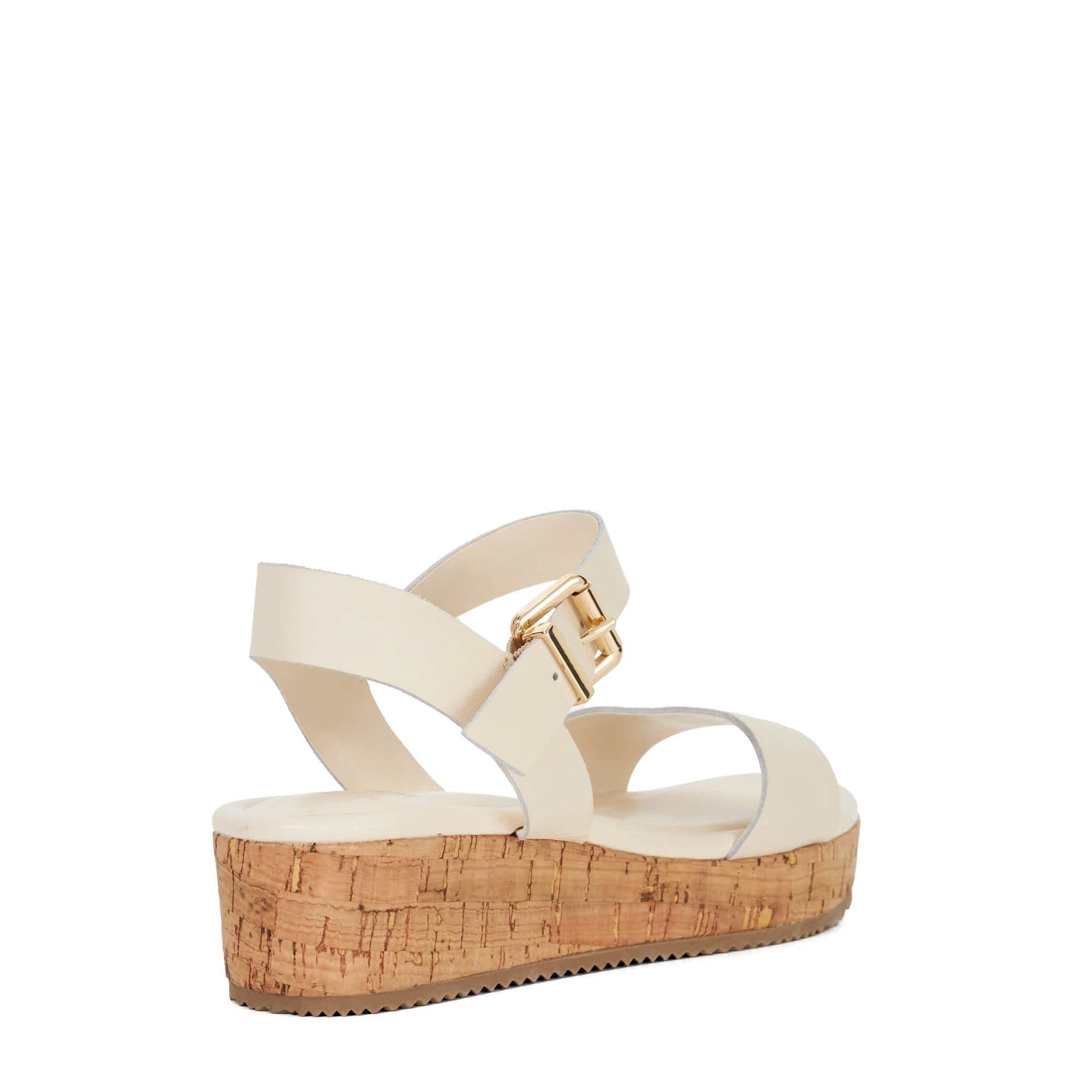 Dune London Lazered Leather Sandals