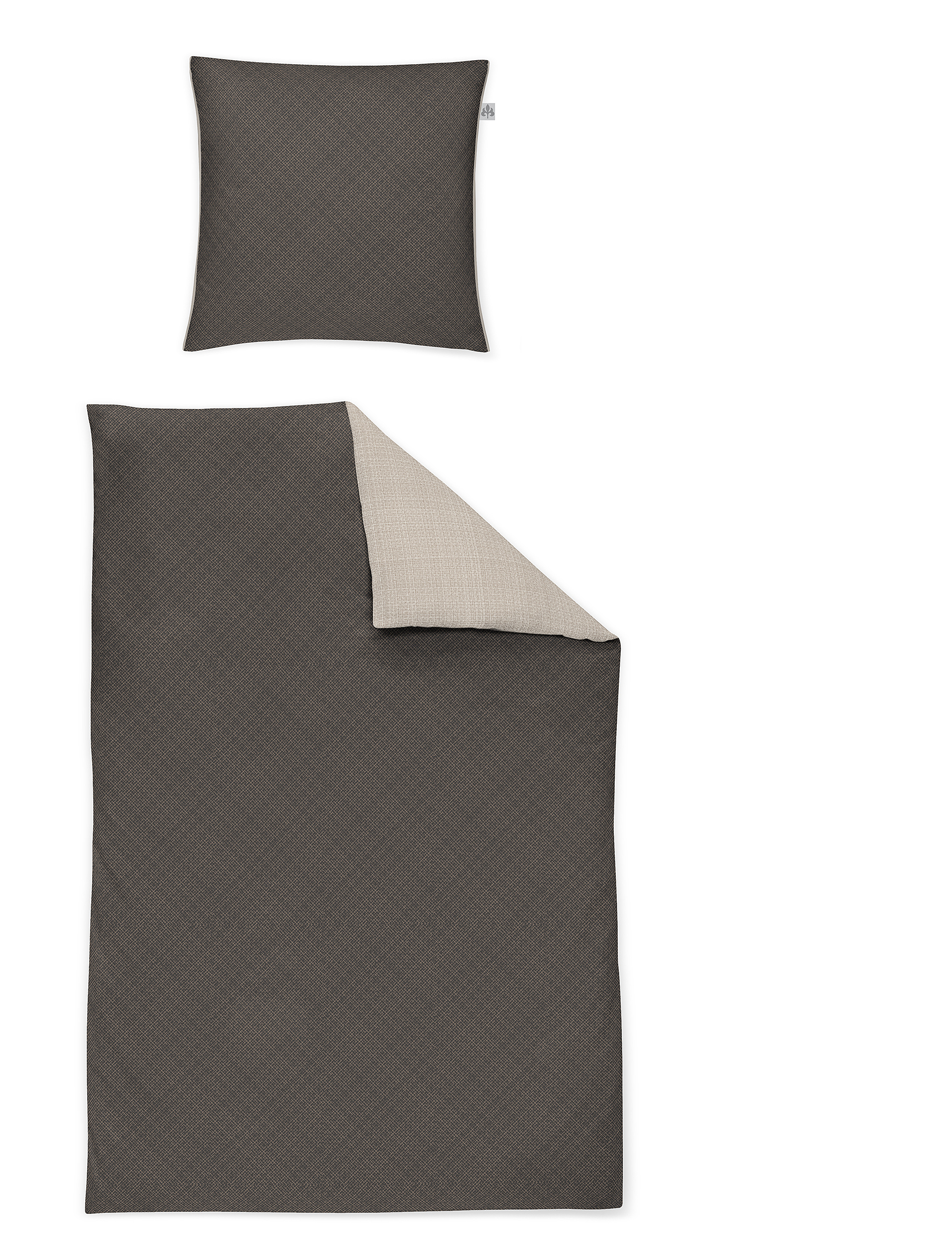 Bettwäsche ALPAKA-K Biber 135x200cm, 1 Kissen 80x80