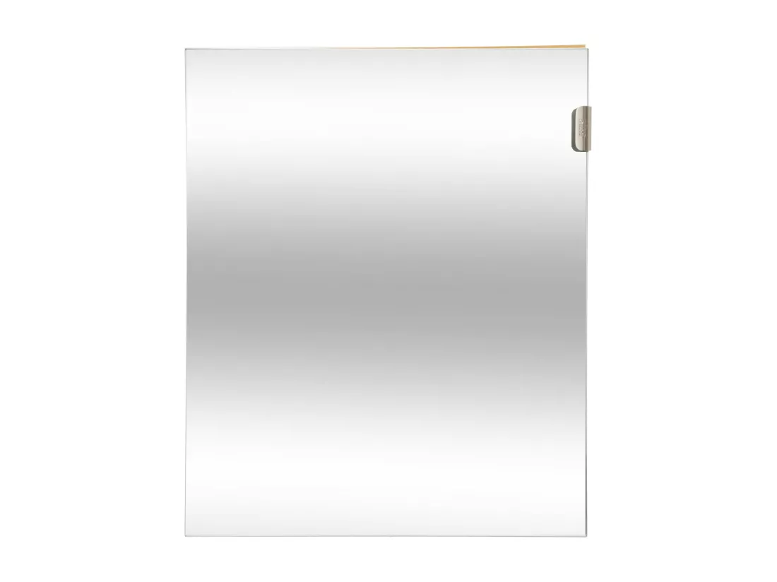 Petite armoire de toilette en bambou avec miroir