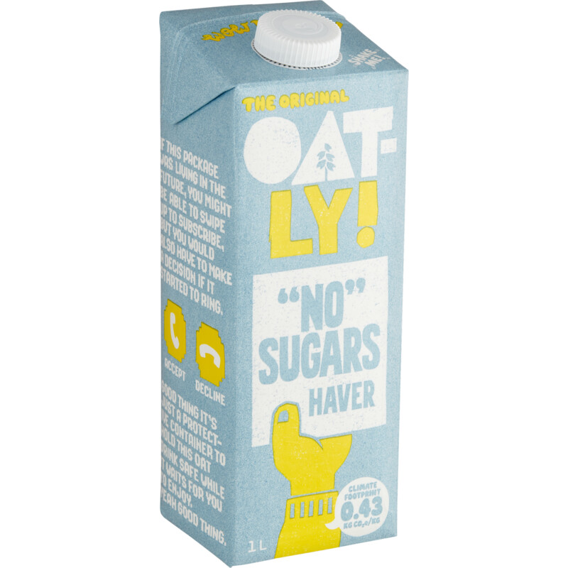 Oatly! Haverdrank no sugar