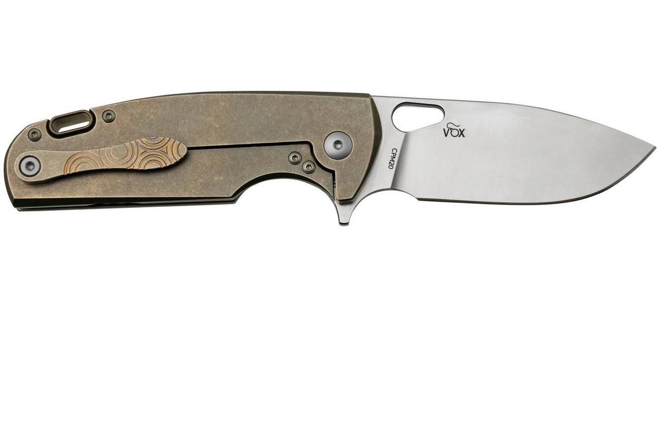 Viper Kyomi V5933RBR, CPM 20CV Satin Bronze Titanium Circle, zakmes