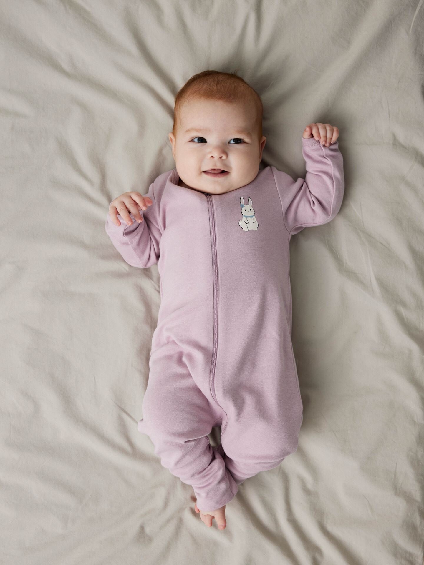 Nightsuit 2 Pack Zip Sand Rabbit