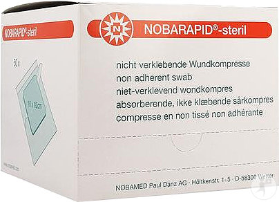 Noba Nobarapid Set Stérile 10x10cm Pièces 50